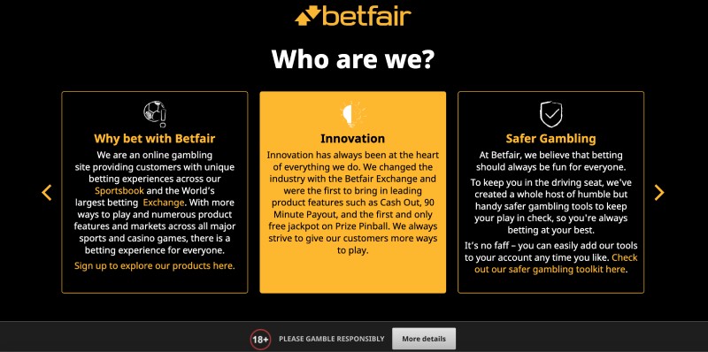 How do I make a deposit at Betfair?